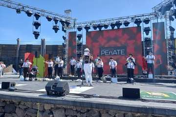 Carrera de Tacones del Carnaval de Telde 2023/TA e Ildefonso Rodríguez.